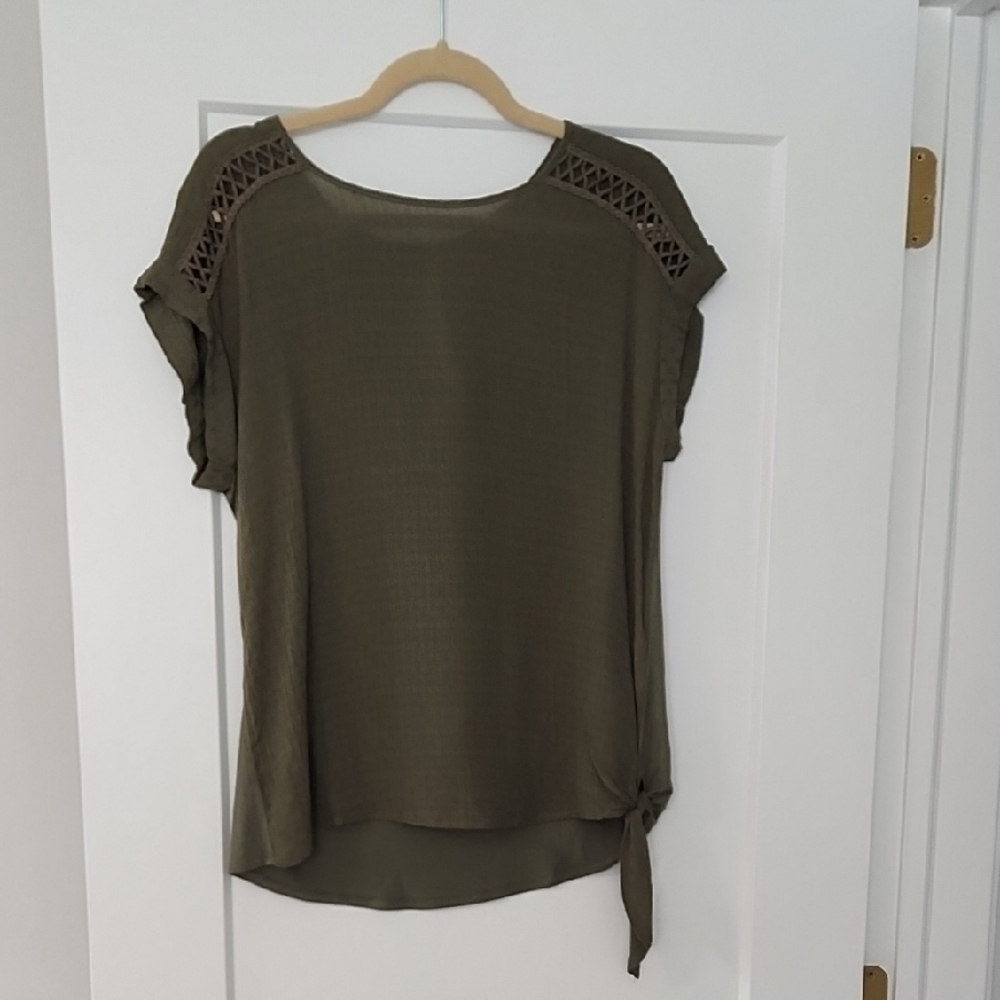 Olive Green Women's Top